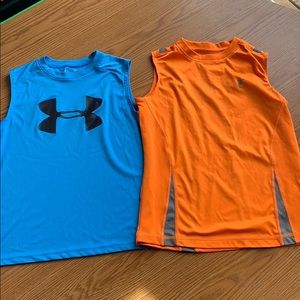 Boys med. dri fit tanks